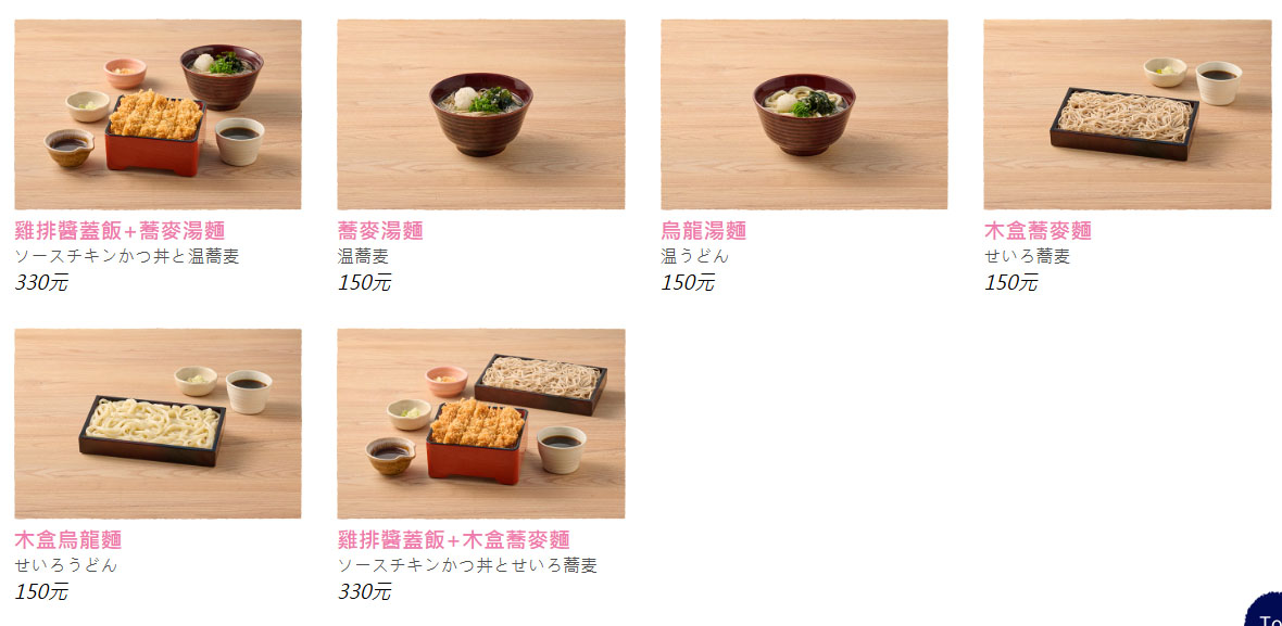 麵類分類